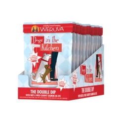 Weruva Dogs In The Kitchen Wet Dog Food -Pet Sales Store WeruvaDogsintheKitchenWetDogFoodTheDoubleDipwithBeef WildCaughtSalmonAuJusCaseof12