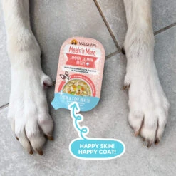 Weruva Meals 'n More Skin & Coat Wet Dog Food -Pet Sales Store WeruvaMeals nMoreSkin CoatWetDogFoodJammin SalmonLifestyle