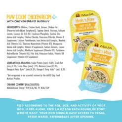 Weruva Meals 'n More Skin & Coat Wet Dog Food -Pet Sales Store WeruvaMeals nMoreSkin CoatWetDogFoodPawLickin ChickenRecipe