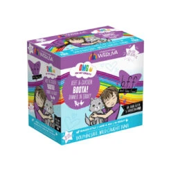 Best Feline Friend BFF Oh My Gravy! Grain-Free Wet Cat Food Pouches -Pet Sales Store Weruva OMG BeefChicken Booya Box