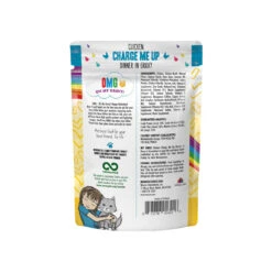 Best Feline Friend BFF Oh My Gravy! Grain-Free Wet Cat Food Pouches -Pet Sales Store Weruva OMG Chicken ChargeMeUp Back