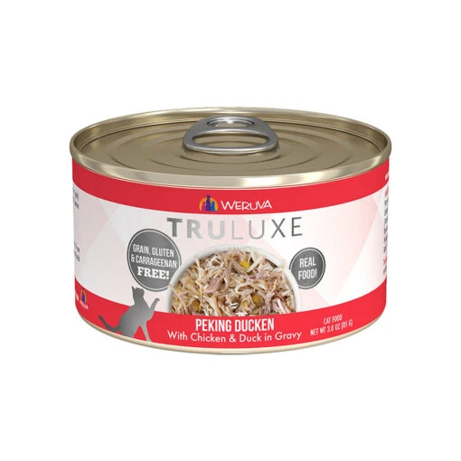 Weruva Truluxe Grain-Free Canned Cat Food 4 Weruva Truluxe Grain-Free Canned Cat Food -Pet Sales Store Weruva PekingDucking 3.0z Front