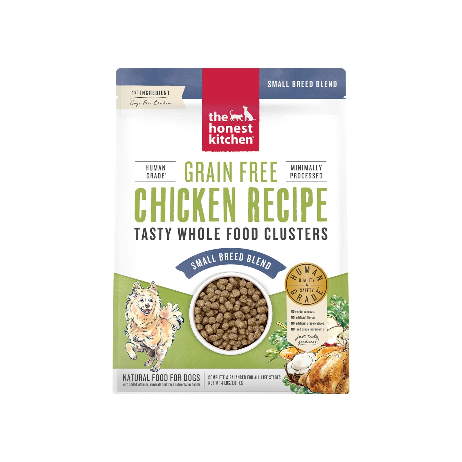 The Honest Kitchen Whole Grain Food Clusters Dog Food Small Breed 1 The Honest Kitchen Whole Grain Food Clusters Dog Food Small Breed
