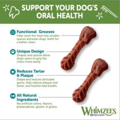 Whimzees Vegetarian Dental Chews For Dogs -Pet Sales Store brushzees